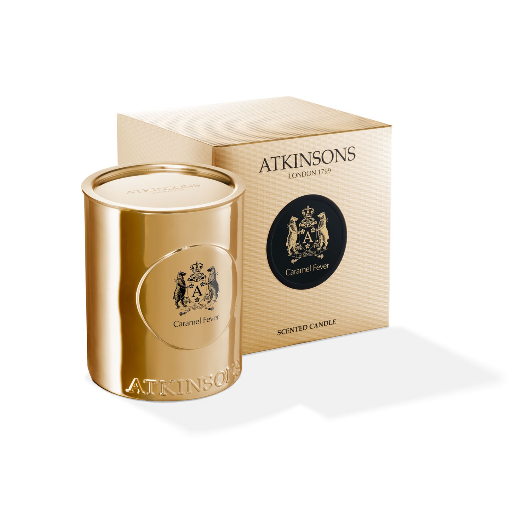 ATKINSONS CARAMEL FEVER Bougie parfumée 1 of 4