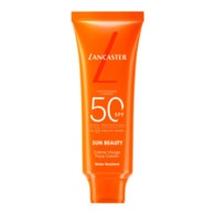 50ML Lancaster SUN BEAUTY Crème visage confort bronzage lumineux spf50  1 of 2 