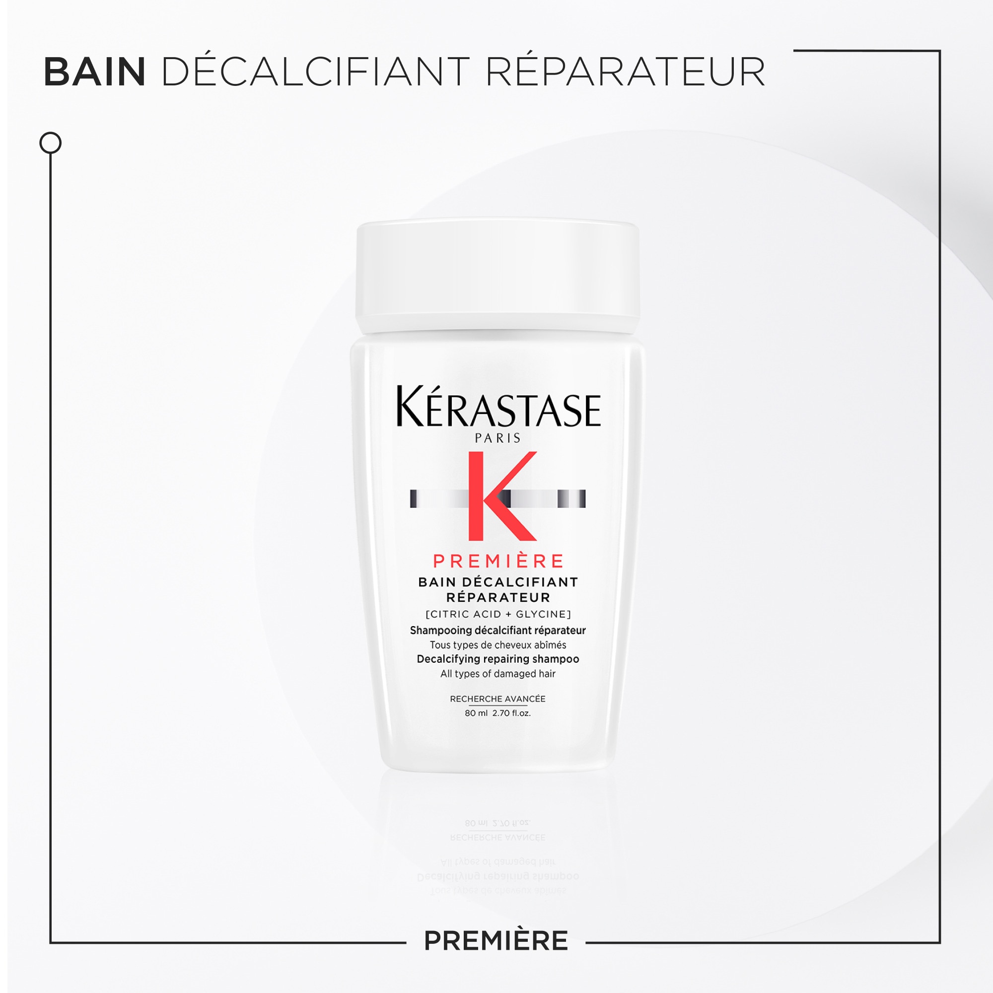  KÉRASTASE PREMIERE Coffret - découverte bain et concentré décalcifiant pour cheveux abîmés  1 of 4 