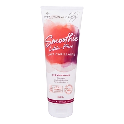 250ML LES SECRETS DE LOLY SMOOTHIE LITCHIE-MURE Lait capillaire hydrate et nourrit  1 of 1 