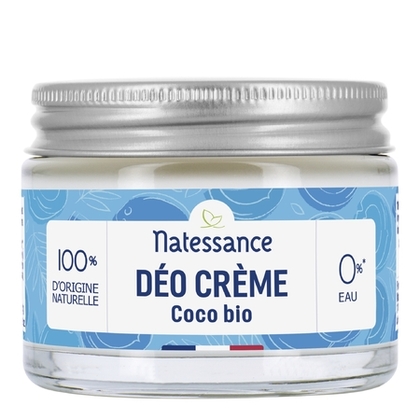 50G Natessance HYGIENE CORPS Déo crème coco bio  1 of 1 