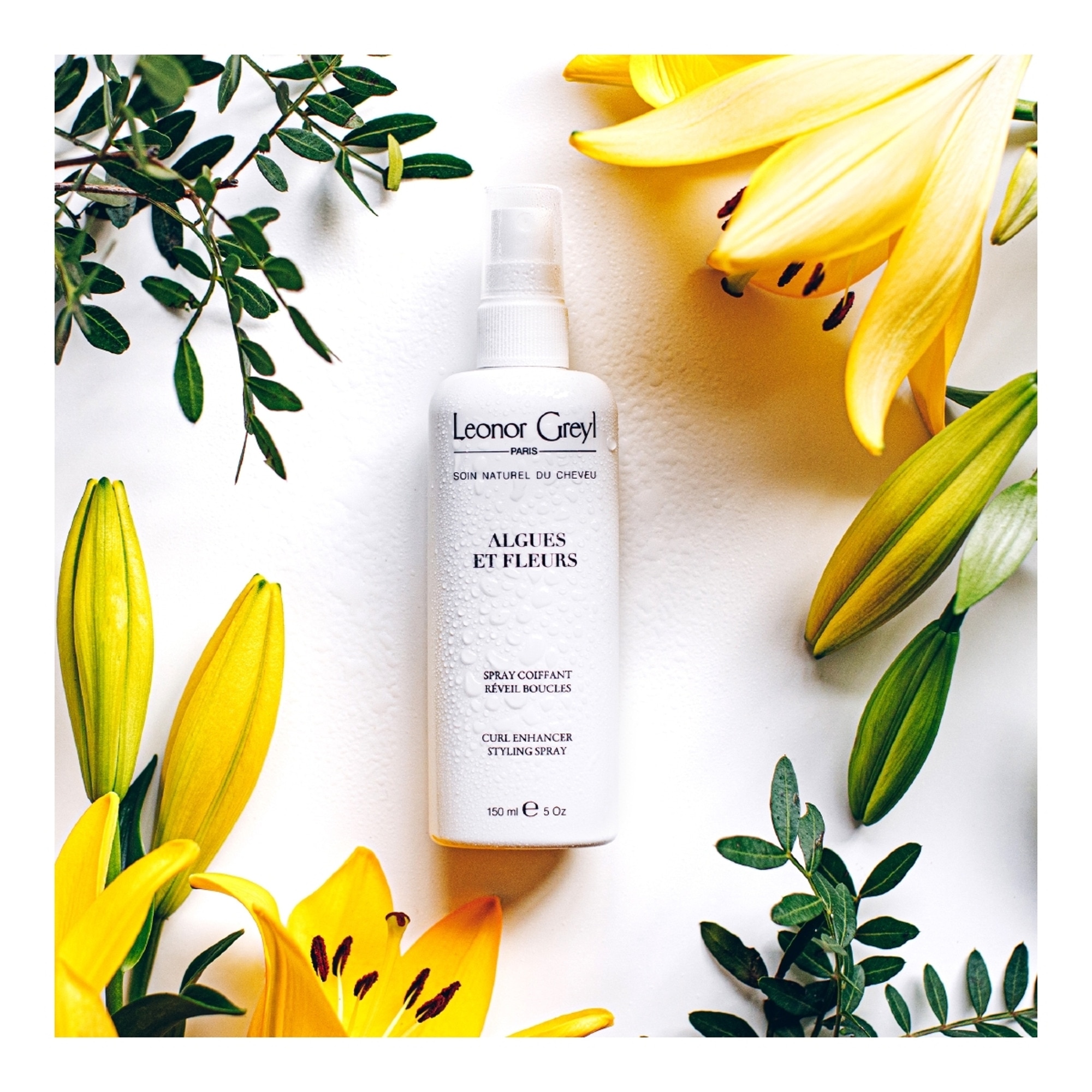 Spray coiffant réveil boucles