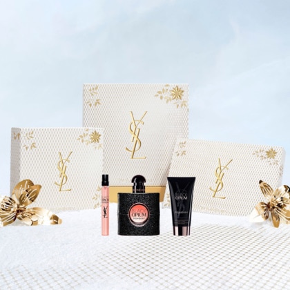  Yves Saint Laurent BLACK OPIUM Coffret cadeau parfum femme  1 of 4 