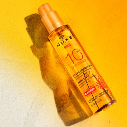 150mL Nuxe NUXE SUN Huile bronzante faible protection spf10  1 of 4 