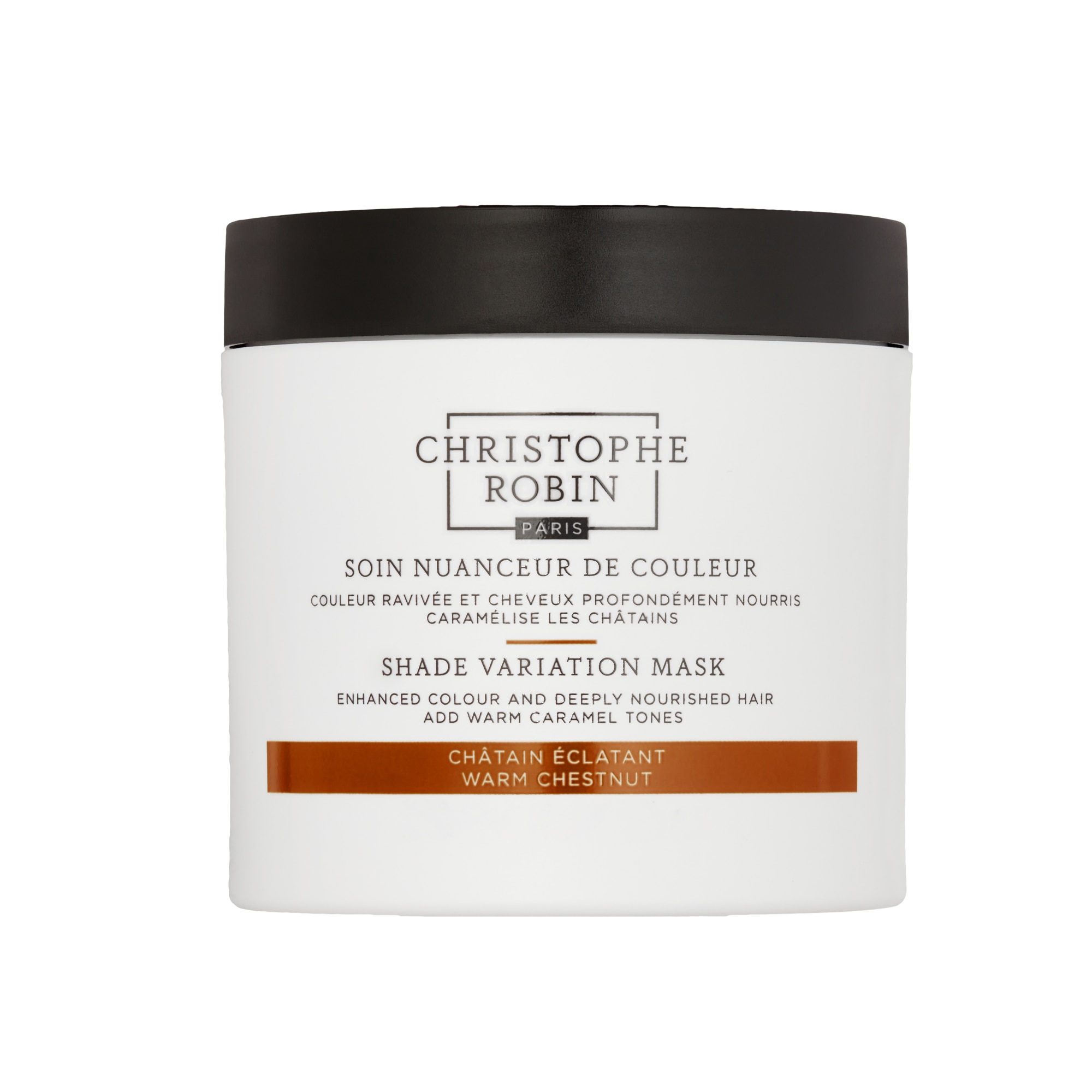 Christophe Robin - Soin Nuanceur De Couleur - Masque Raviveur De Couleur - Châtain Eclatant - 250ml