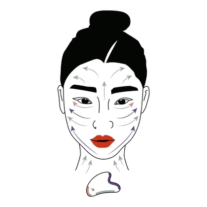 Le jade gua sha