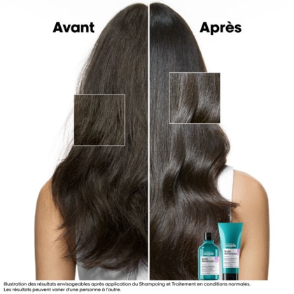Shampooing niacinamide dermo-régulateur apaisant pour cuirs chevelus sensibles sujets aux démangeaisons.
