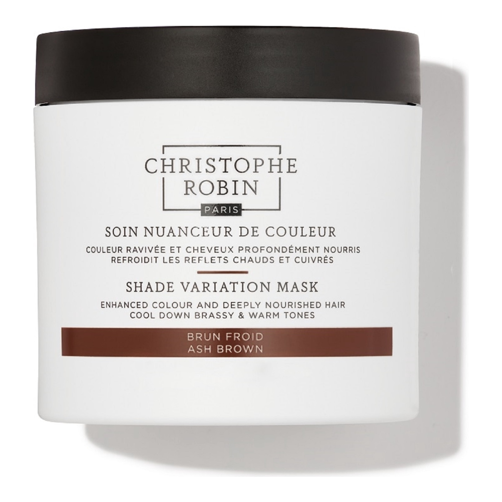 Christophe Robin - Soin Nuanceur De Couleur - Masque Raviveur De Brun Froid - 250ml