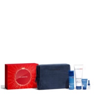  Clarins CLARINS MEN Coffret  baume super hydratant + nettoyant visage + baume super hydratant  + huile de rasage + double sérum light + trousse  1 of 2 