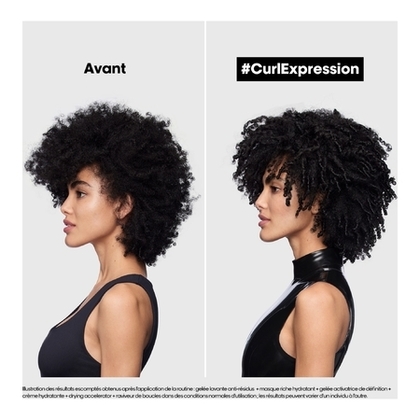 Crème-en-gelée activatrice de définition sans rinçage avec protection thermique