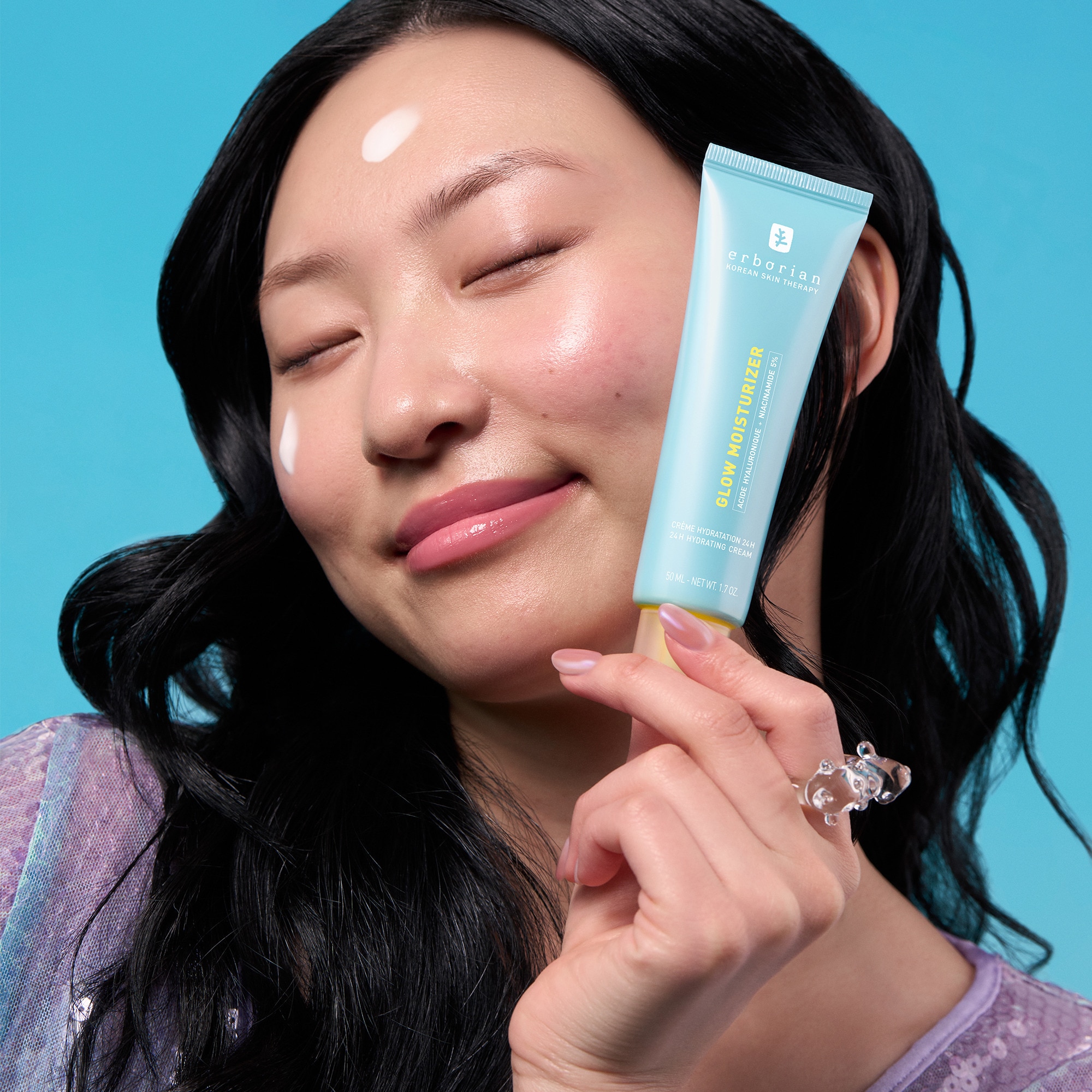 ERBORIAN GLOW MOISTURIZER Crème hydratation 24h effet glass skin 1 of 4