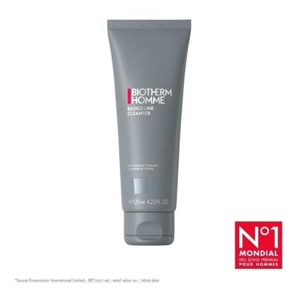 125ml BIOTHERM HOMME Gel nettoyant & tonifiant visage  1 of 2 