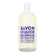 1L LA COMPAGNIE DE PROVENCE EXTRA PUR Recharge savon liquide de Marseille  mediteranée  1 of 2 