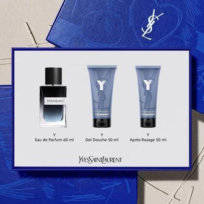 Coffret eau de parfum + gel douche + baume après-rasage
