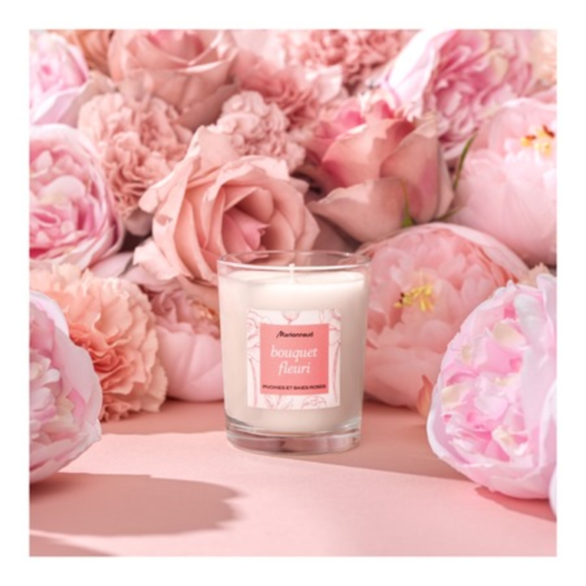 Bouquet Fleuri - Pivoines et Baies Roses