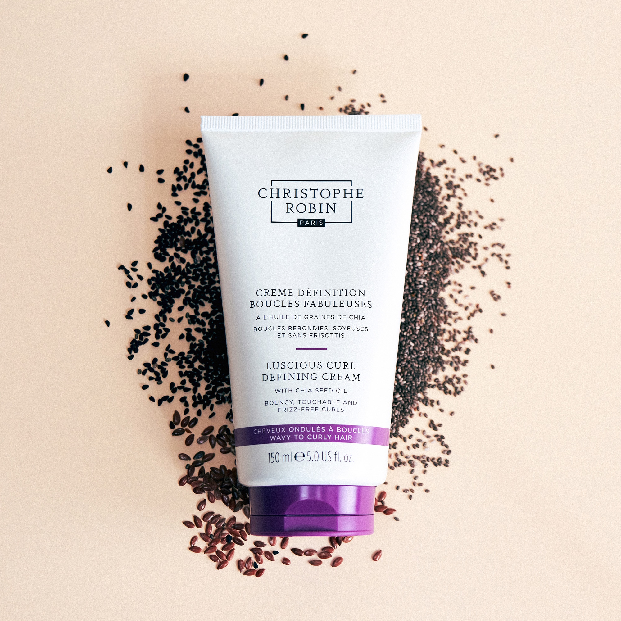 Crème définition boucles fabuleuses a l'huiles de graines de chia