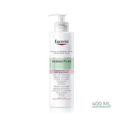 400ML EUCERIN DERMOPURE Gel nettoyant triple action  1 of 4 