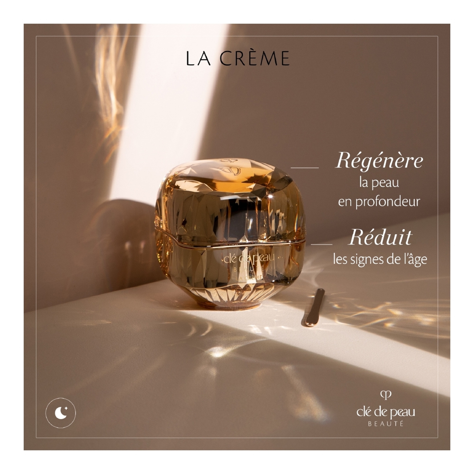 Une crème de nuit anti-âge - rechargeable