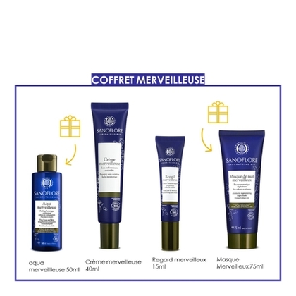 SANOFLORE MERVEILLEUSE Coffret soins visage anti-rides et fermeté certifié Bio  1 of 1 