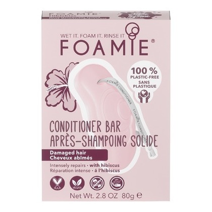 80G FOAMIE APRES-SHAMPOING SOLIDE Après-shampoing solide Hibiskiss - cheveux abimés  1 of 4 