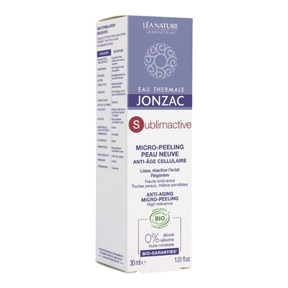 30ML EAU THERMALE JONZAC SUBLIMACTIVE Micro-peeling peau neuve anti-âge cellulaire  1 of 2 