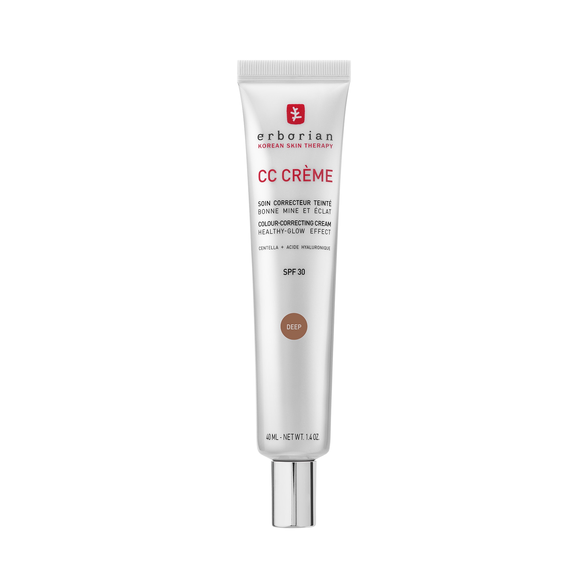 Erborian - Cc Creme - Soin Correcteur Teinté ? Bonne Mine & Éclat - Deep - 40ml