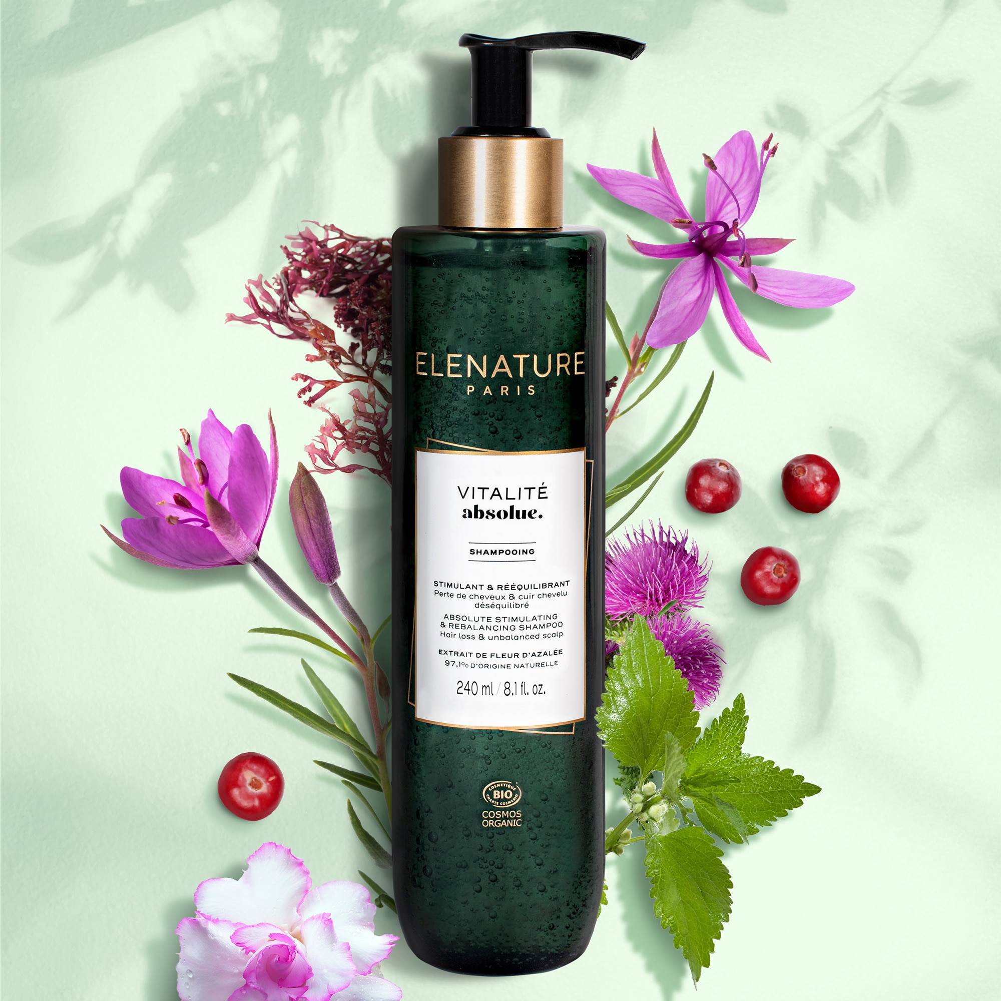 Shampooing stimulant & rééquilibrant