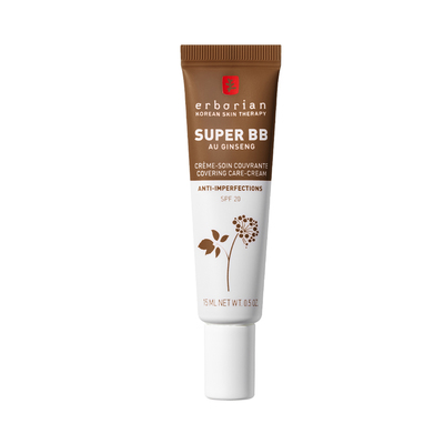 Erborian - Super Bb Au Ginseng - Crème Soin Couvrant Anti-imperfections - Chocolat - 15ml