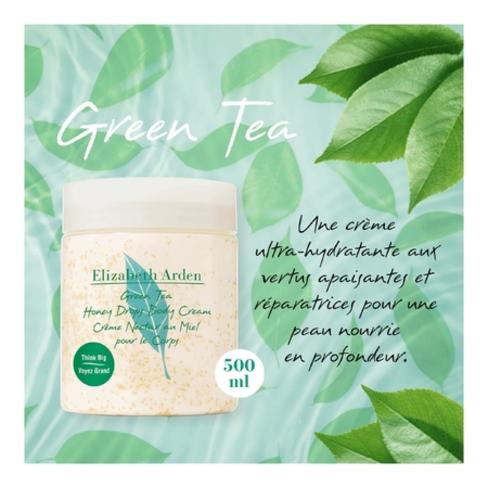 500ML Elizabeth Arden Green Tea Crème nectar au miel pour le corps  1 of 4 