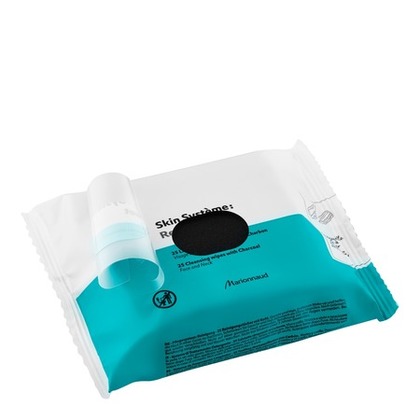 25G MARIONNAUD SKIN SYSTÈME RESET Lingettes démaquillantes au Charbon  X25  1 of 3 