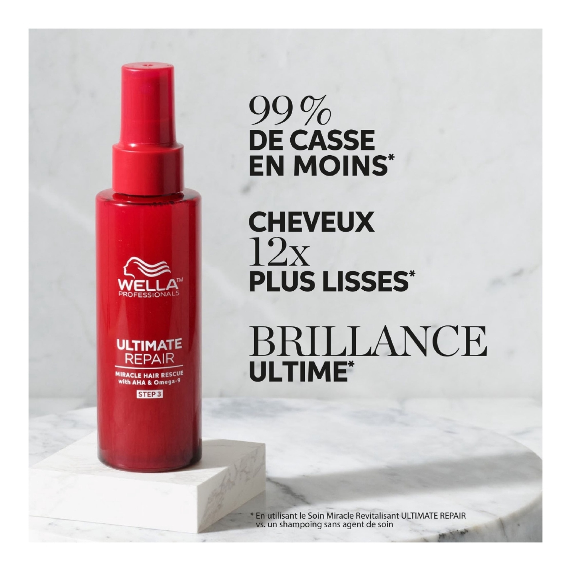 95ML WELLA PROFESSIONALS ULTIMATE REPAIR Soin miracle revitalisant - traitement réparateur sans rinçage cheveux abîmés 4 of 4 Soin miracle revitalisant - traitement réparateur sans rinçage cheveux abîmés