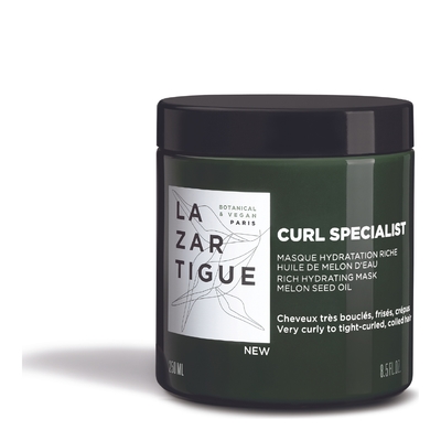 Lazartigue - Curl Specialist - Masque Hydratation Bouclés, Frisés & Crépus - 250ml