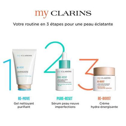 125ML Clarins RE-MOVE Gel nettoyant purifiant  - toutes peaux  1 of 4 