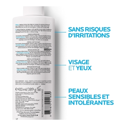 400ML LA ROCHE POSAY TOLERIANE Lait fluide démaquillant peaux intolérantes  1 of 4 