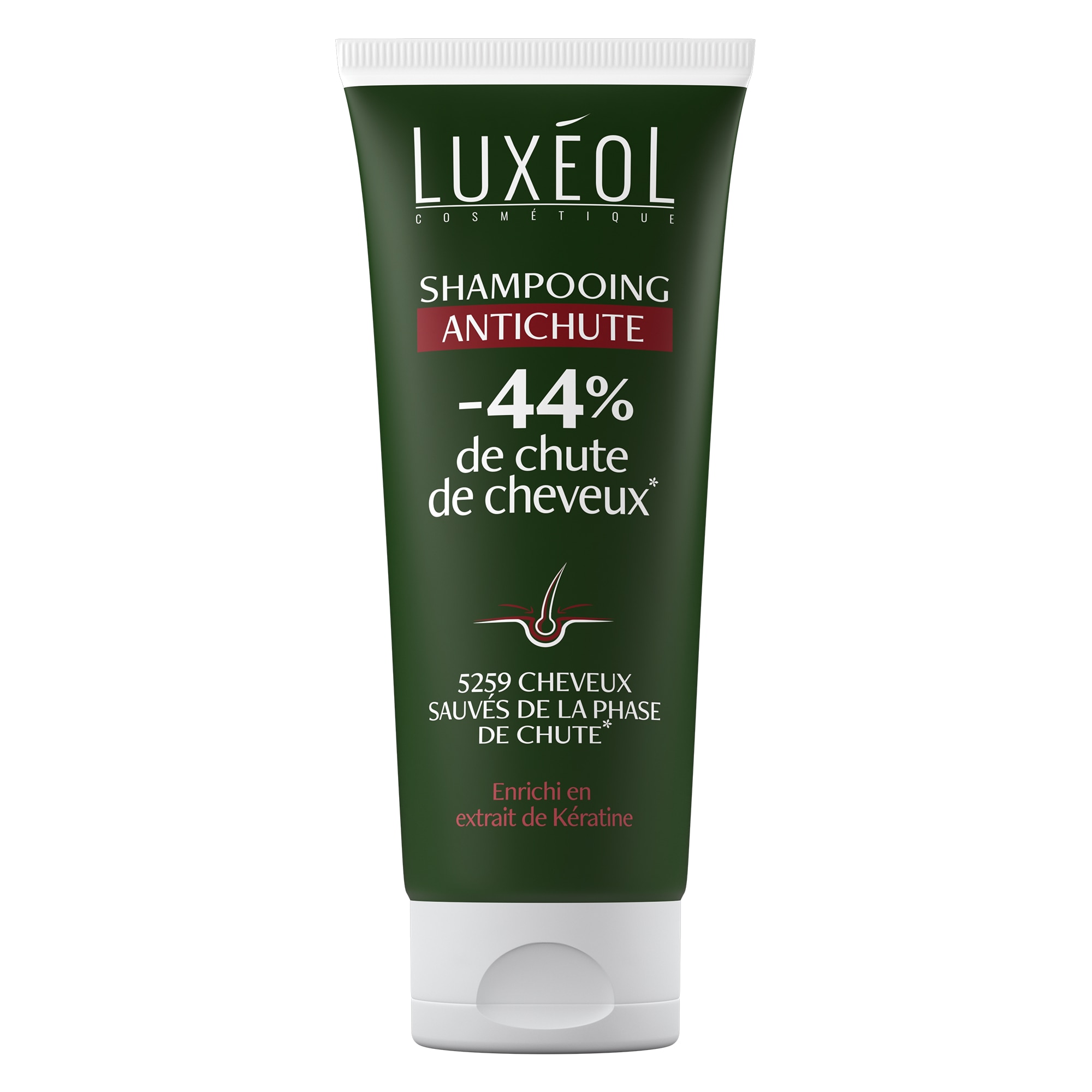 Luxeol - Shampooing Antichute - Diminue La Chute Des Cheveux Et Apporte Volume Et Brillance - Tous Types De Cheveux - 200ml
