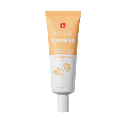 Erborian - Super Bb Au Ginseng - Crème Soin Couvrant Anti-imperfections - Chocolat - 15ml