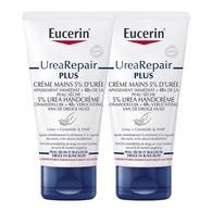 150mL EUCERIN UREAREPAIR Crème mains 2x75ml  1 of 2 