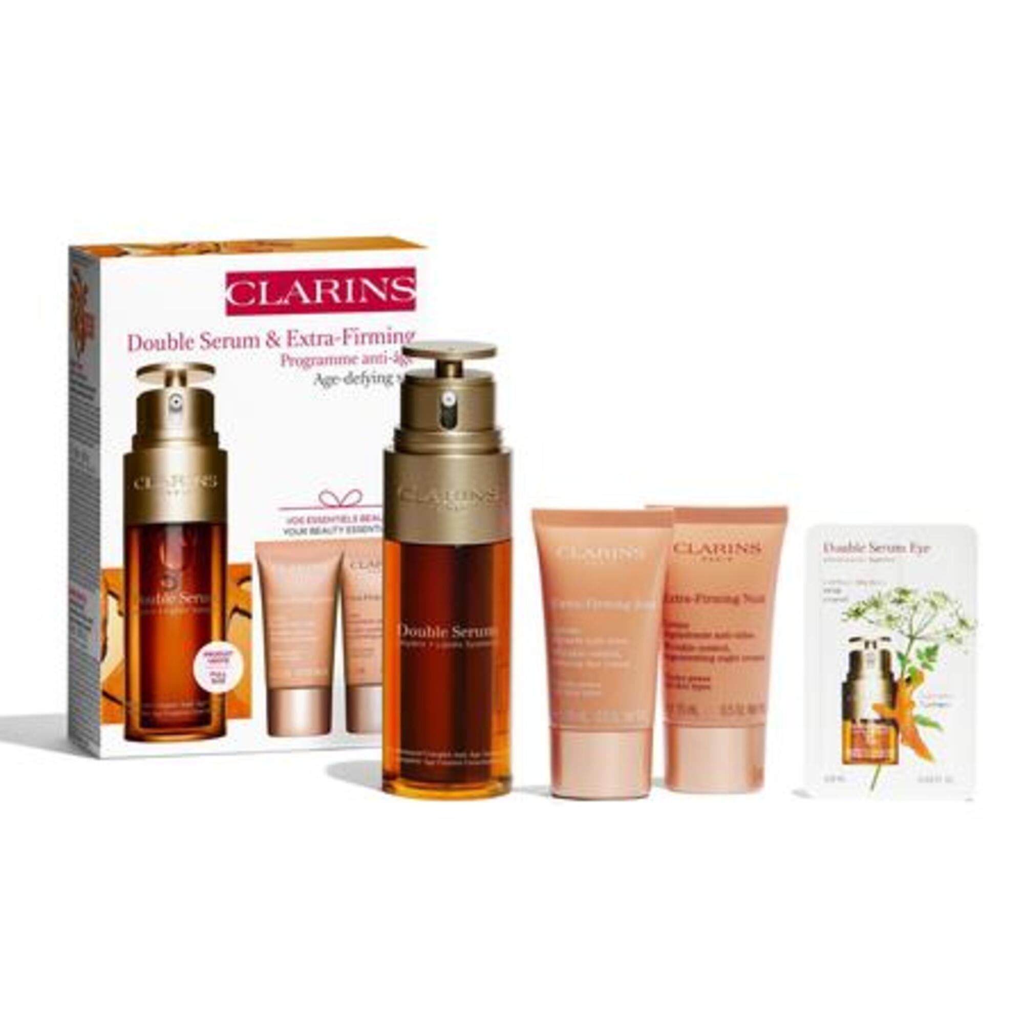  Clarins DOUBLE SERUM Coffret double sérum & extra firming  Coffret double sérum & extra firming