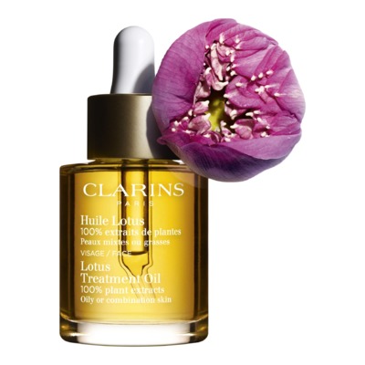 Clarins - Huile Visage 100% Extraits De Plantes - Huile Visage Lotus - 30ml