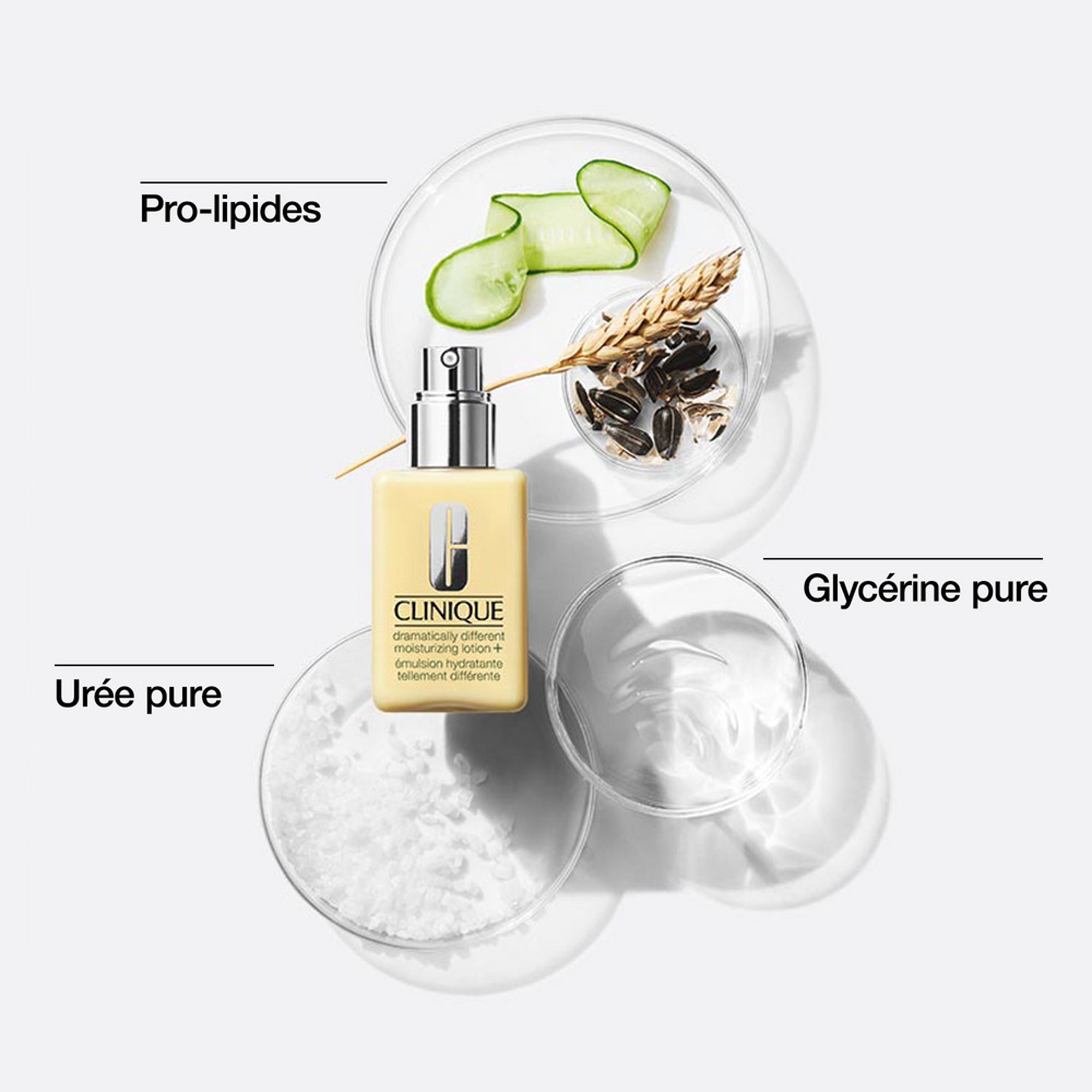 Émulsion hydratante tellement différente