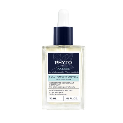 30ML Phyto POLLEINE - SOLUTION CUIR CHEVELU  Concentré équilibrant fortifiant  1 of 1 