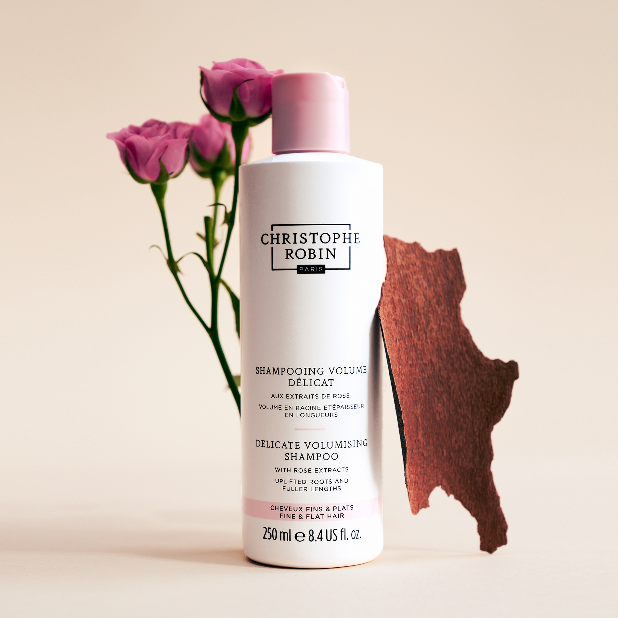 Shampooing volume aux extraits de rose
