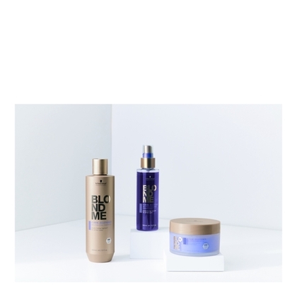 Masque neutralisant système nuanceur violet pour cheveux blonds