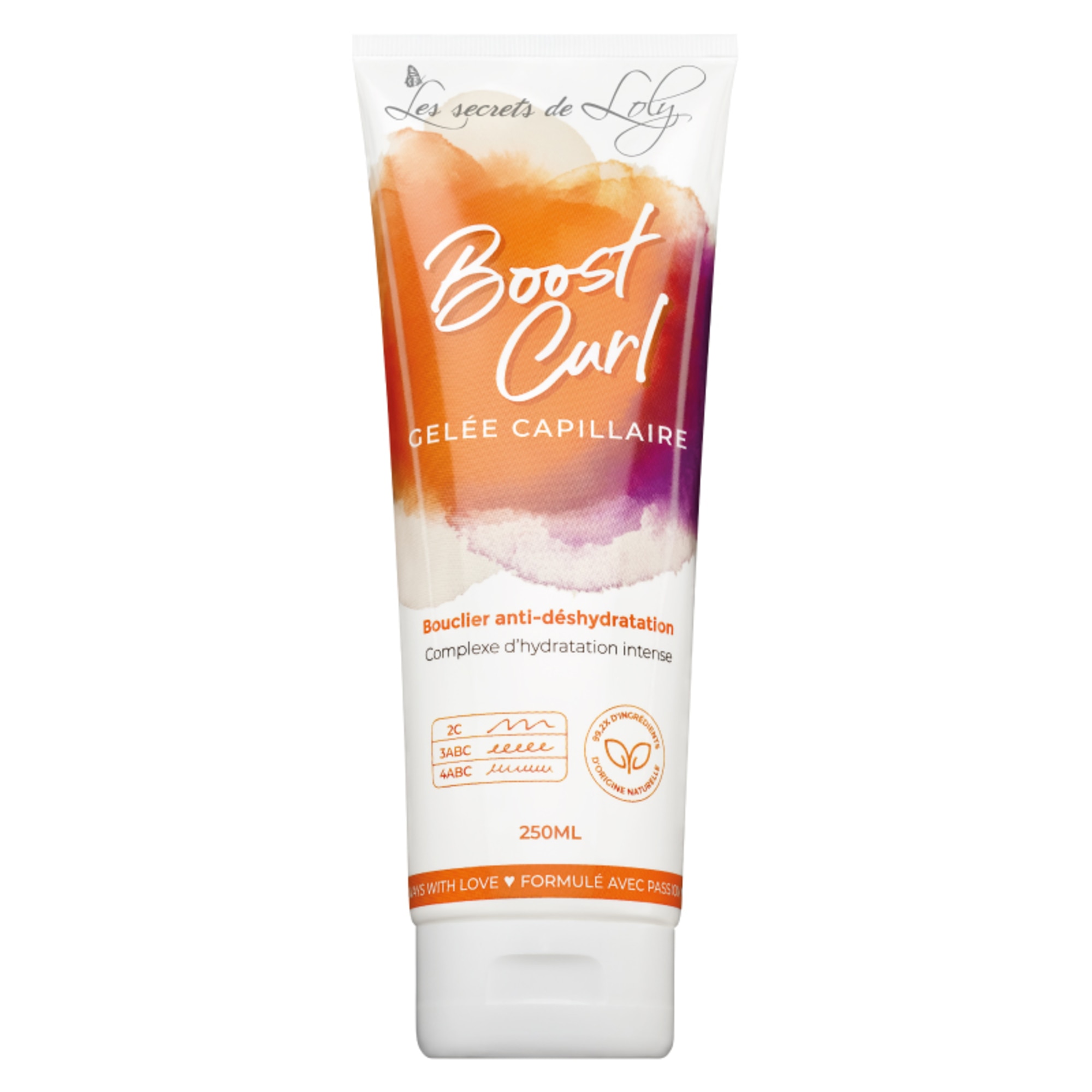 Les Secrets De Loly - Boost Curl - Gelée Capillaire Bouclier Anti-déshydratation - 250ml