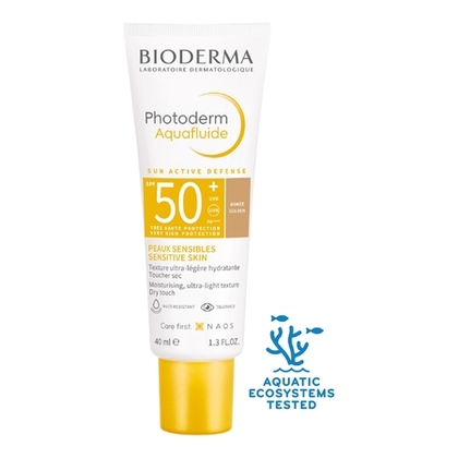 40ML BIODERMA PHOTODERM Aquafluide spf 50+ dorée  1 of 4 