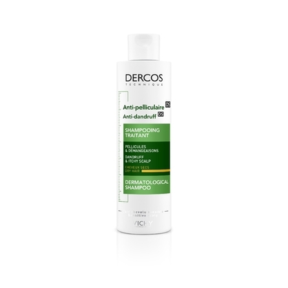 200ML VICHY DERCOS TECHNIQUE Shampooing traitant pellicules & démangeaisons cheveux secs  1 of 4 