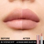 GIVENCHY LE ROUGE SHEER VELVET Rouge à lèvres mat floutant à la texture velours 2 of 4 Rouge à lèvres mat floutant à la texture velours