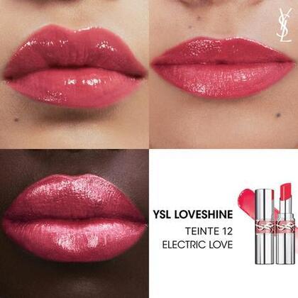  Yves Saint Laurent LOVESHINE Rouge à lèvres brillant et soin  1 of 4 