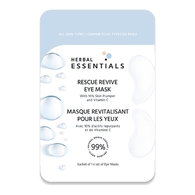 12G HERBAL ESSENTIALS TOUS TYPES DE PEAUX Masque yeux avec 10 % d'extrait d'actifs repulpants et de vitamine C  1 of 2 