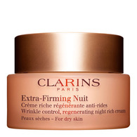 50ML Clarins ANTI-AGE Extra-Firming Nuit crème régénérante anti-rides - Peaux Sèches  1 of 2 